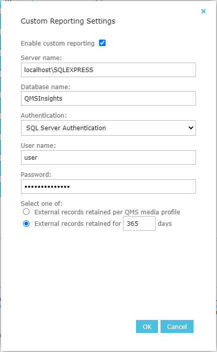 custom reporting sql
