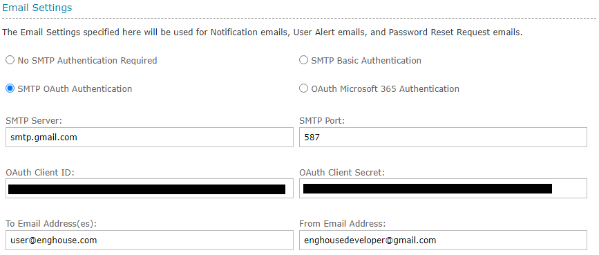 Google QMS Configuration