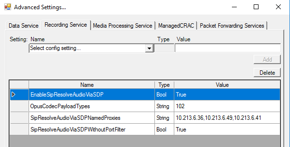 30 Advanced Settings