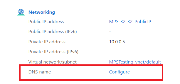 110 DNS Name