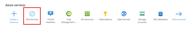 220 Azure services BOT services