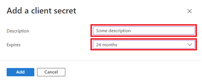 281 Add Client Secret