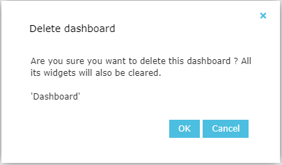 Delete Dashboard Confirm