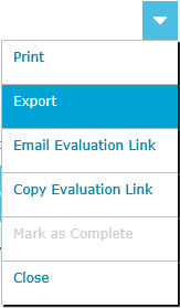 Exporting an Evaluation 10