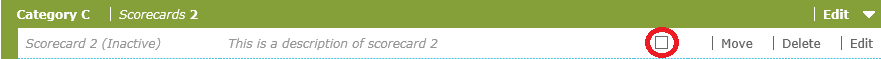 Inactivating Scorecards 10