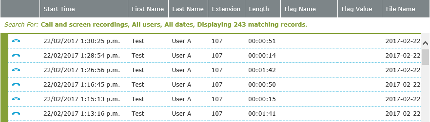 Listing Screen recs 10