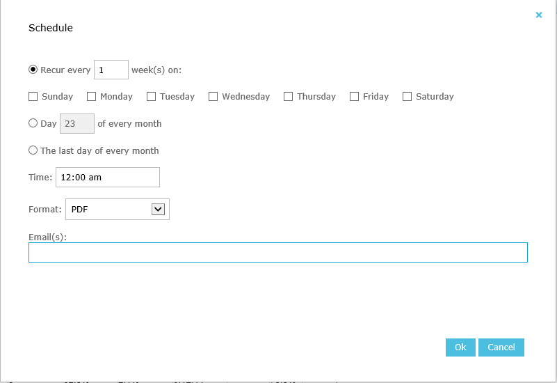 Scheduling Reports 10