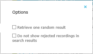 Search Options