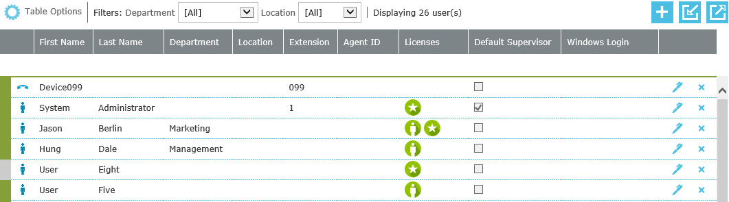 Viewing Users 10