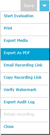 exporting rec calls 30