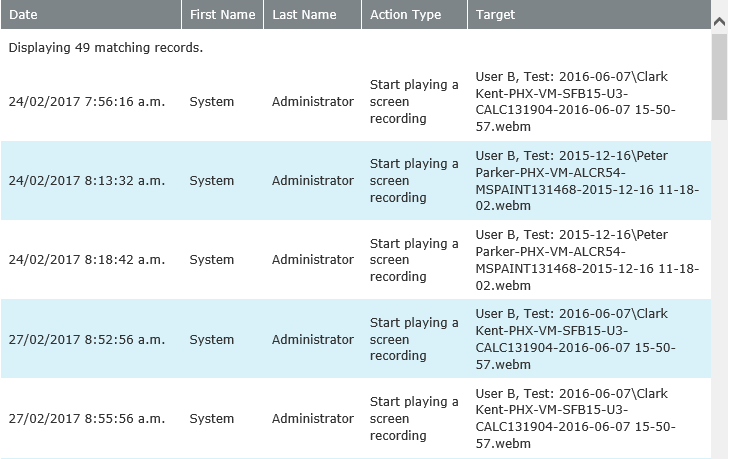 view Audit log 20